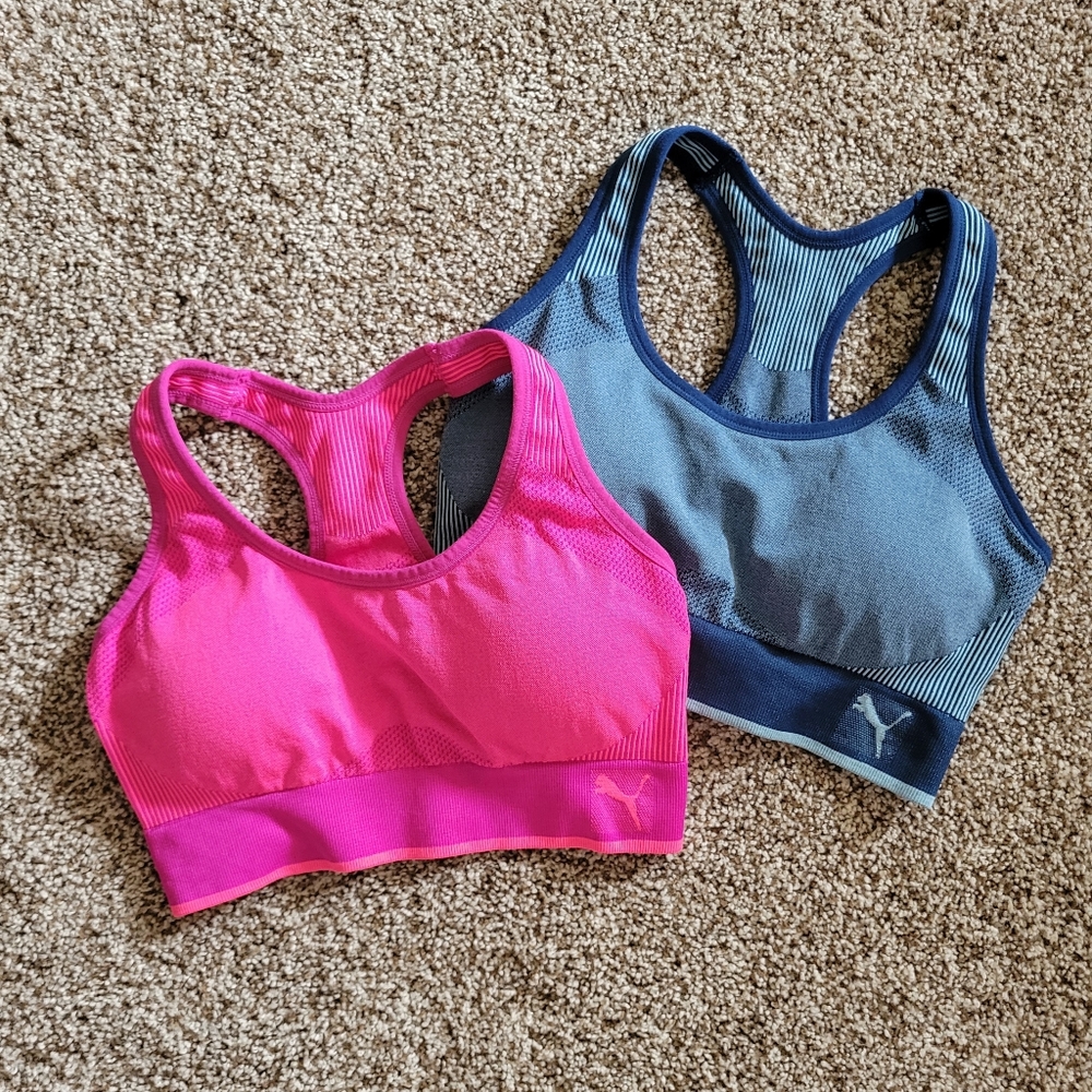Set/2 Puma Sports Bras Size Medium